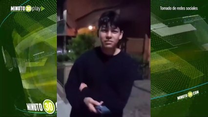 Joven que pateó una puerta en Envigado se disculpó por los daños materiales