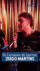 Diego Martins contou como aproveitou (e aproveita) seus carnavais