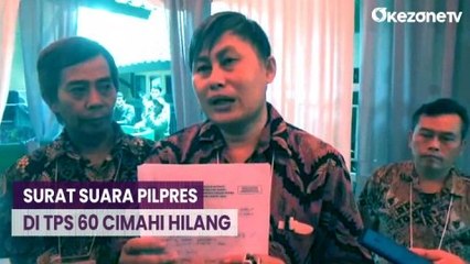 Surat Suara Pilpres di TPS 60 Cimahi Hilang, Pencoblosan Ditunda