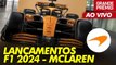 AO VIVO! MCLAREN APRESENTA MCL38, CARRO PARA A F1 2024 | React