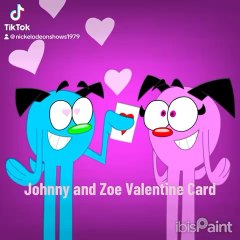 The Johnny Show: Johnny and Zoe Valentine Card in Speedpaint