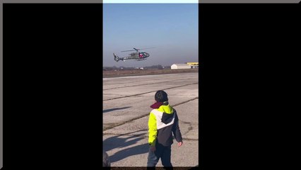 emGAZELA H-45 (SA342) Soko - Djed Mraz vizura6 Mahovljani 2023