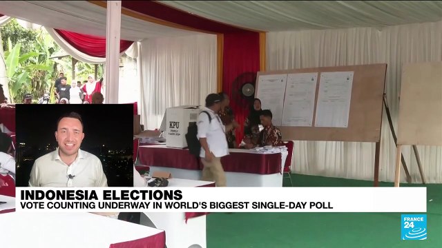 Indonesia's Subianto claims victory in presidential election as vote counting continues