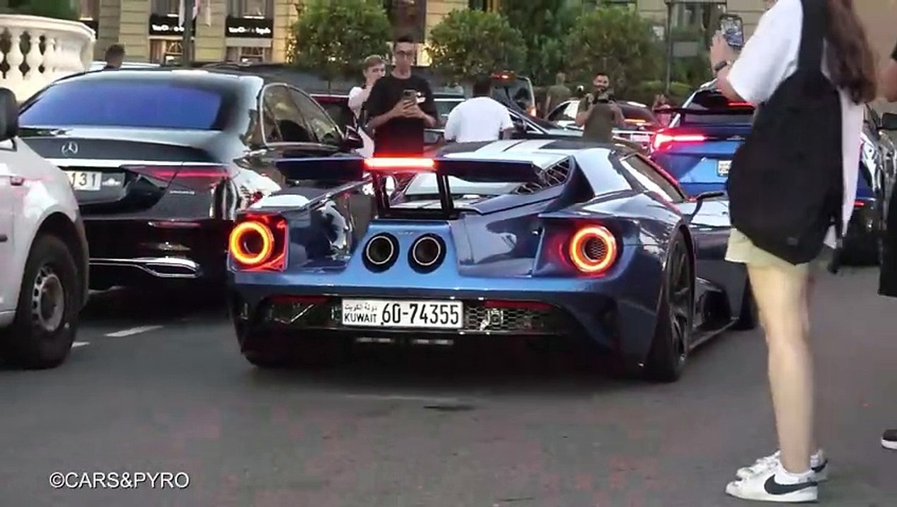 Supercars in Monaco 2023 #7- F40, 812 Competizione, Senna, F8 Drift, SVJ, Techart GTstreet R...