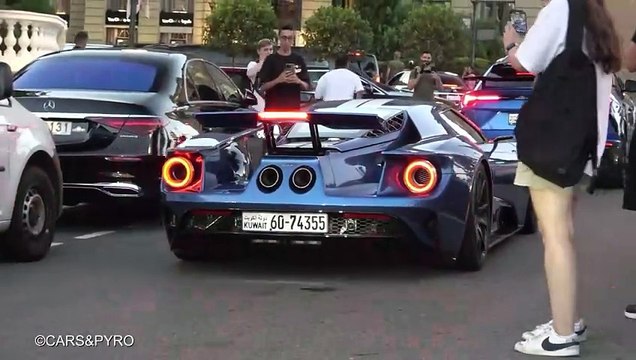 Supercars in Monaco 2023 #7- F40, 812 Competizione, Senna, F8 Drift, SVJ, Techart GTstreet R...
