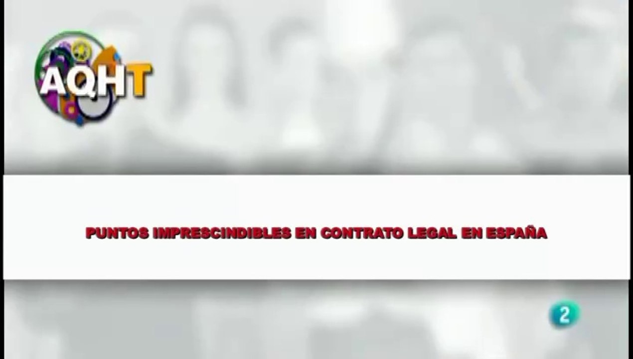 PUNTOS IMPRESCINDIBLES EN CONTRATO LEGAL EN ESPAÑA