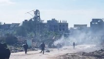 الجزيرة ترصد آثار غارة إسرائيلية على المستشفى المعمداني في غزة