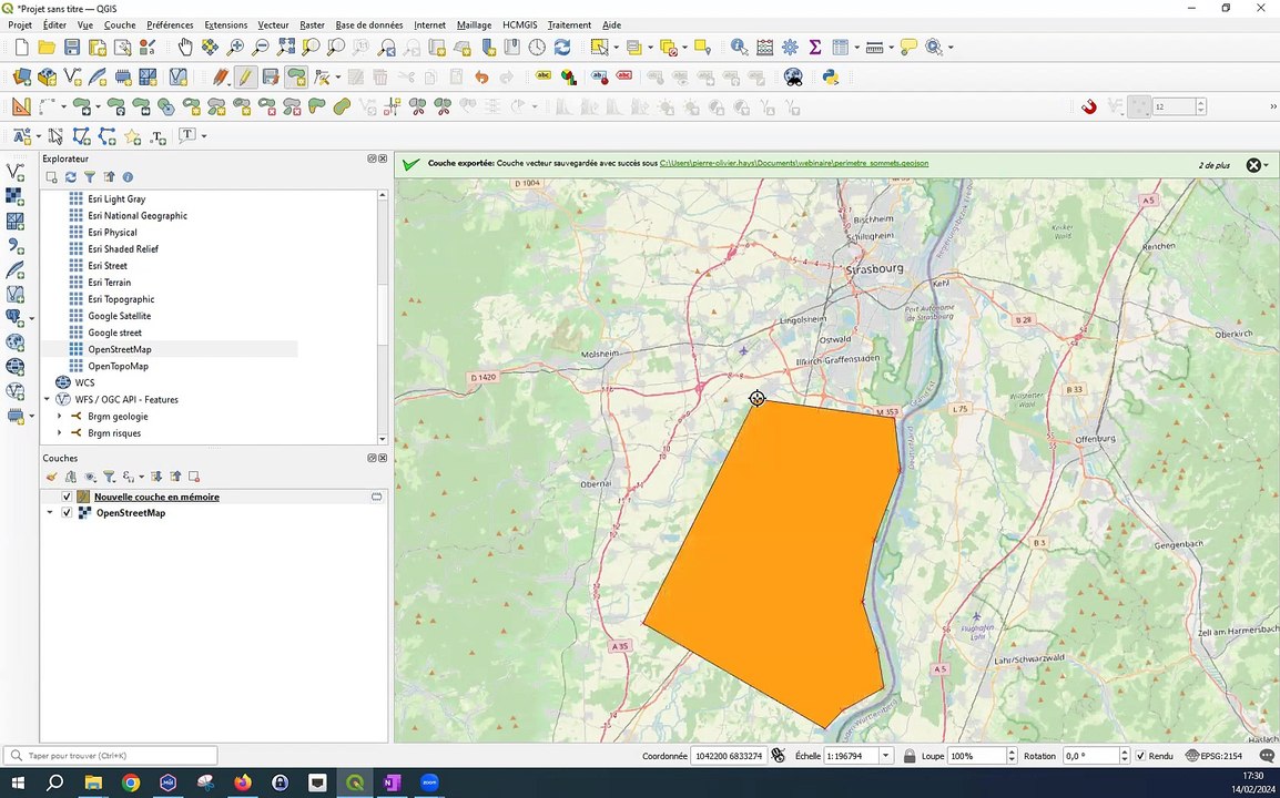 Tutoriel - Déposer un périmètre sur Camino