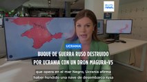 Mapa de la guerra en Ucrania| Tropas ucranianas anuncian un exitoso ataque contra un buque ruso