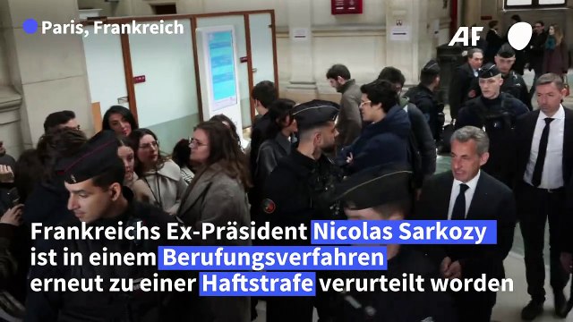 Frankreichs Ex-Präsident Sarkozy erneut zu Haftstrafe verurteilt