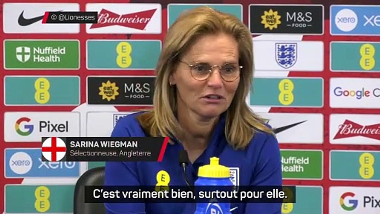 Wiegman : "C'est vraiment bien que Williamson soit de retour"