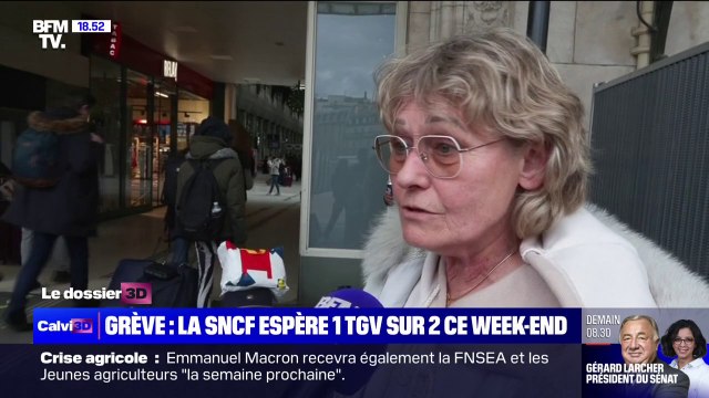 Pendant les vacances scolaires, c'est toujours un peu pénible : Des voyageurs réagissent à la grève de la SNCF prévue ce week-end