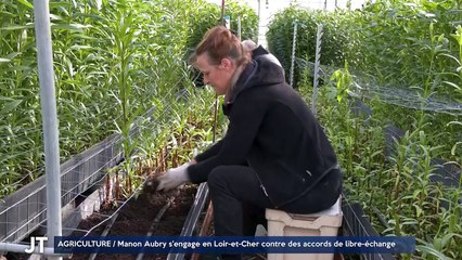 AGRICULTURE / Manon Aubry s'engage en Loir-et-Cher contre des accords de libre-échange