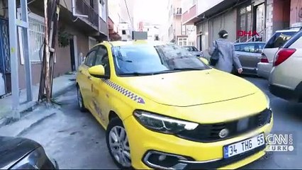 Taksici yaya tartışmasında "biber gazı"