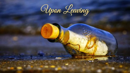 Sean Ferree - Upon Leaving (Official Music Video)
