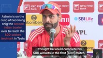 'It's destiny' - Jadeja on Ashwin's 500th Test wicket