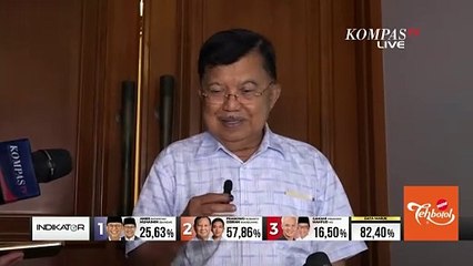 Jusuf Kalla Tanggapi soal Hasil Quick Count Pemilu 2024