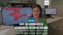 Guerra in Ucraina, nave russa affondata nel Mar Nero: Kiev ha utilizzato il drone Magura V5