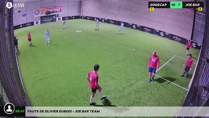 Faute de Olivier DUBOIS - JOE BAR TEAM