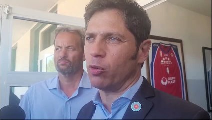 Axel Kicillof en Monte Hermoso