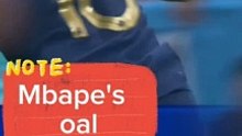 Mbape's Classic goal that shook the world.