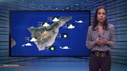La previsión del tiempo en Canarias para el 15 de febrero de 2024, en Atlántico Televisión.