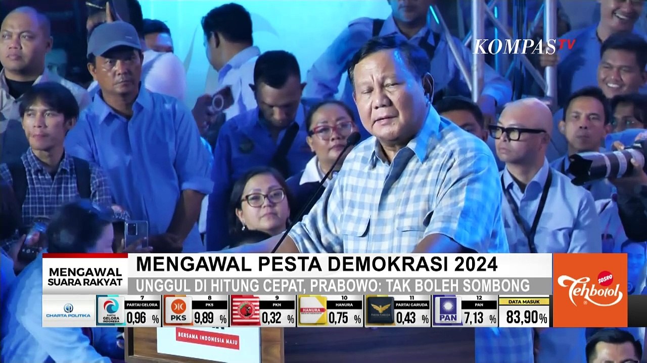Tanggapi Hasil Quick Count: Anies Tunggu KPU, Prabowo Minta Jangan Sombong, Ganjar Tak Yakin