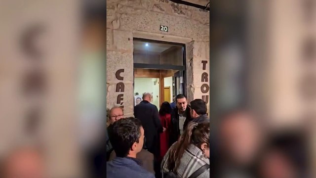 Gritos de asesino y dimisión contra el ministro Marlaska a su llegada a un mitin del PSOE en Galicia