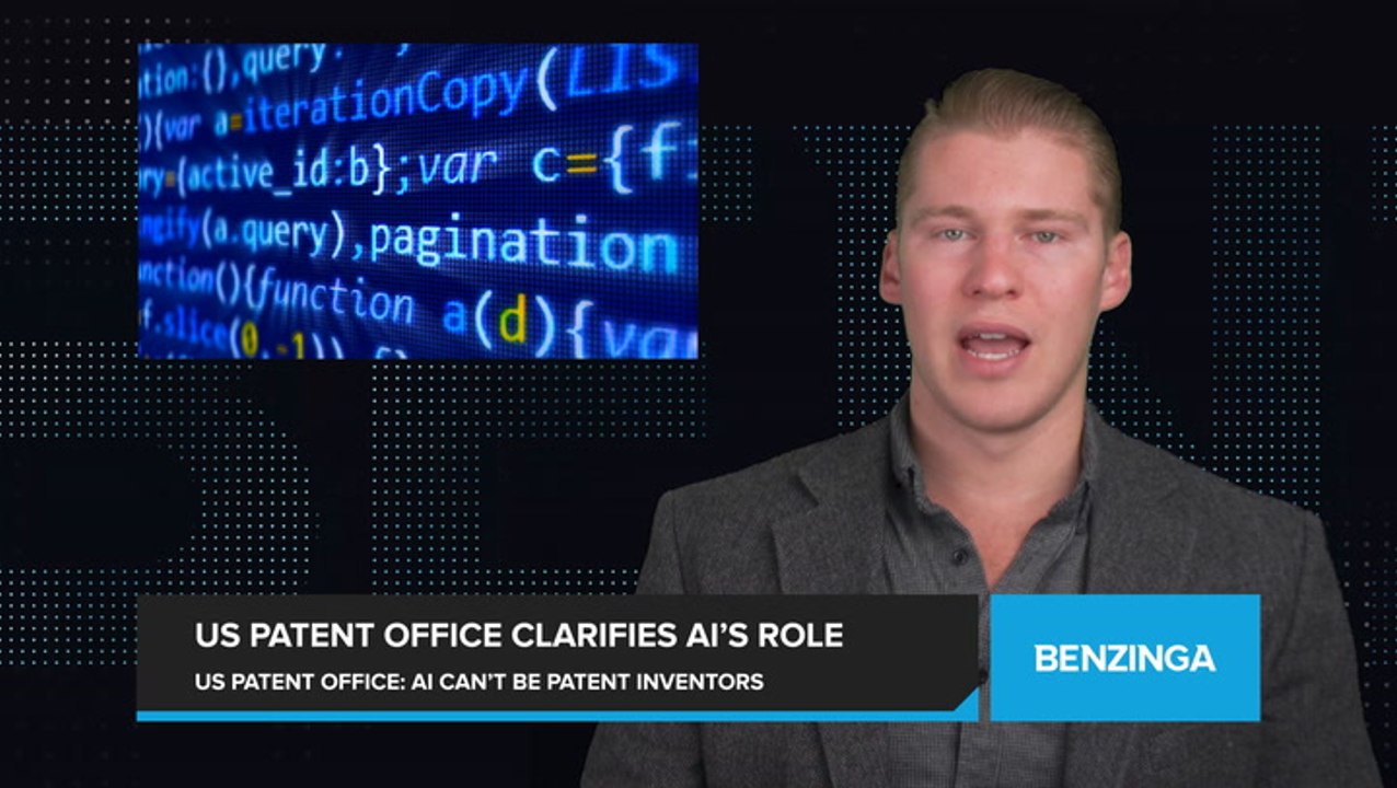 Only Humans Can Be Inventors, Not AI Systems, Says US Patent Office