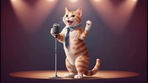 Out-of-tune Sad Kitten becomes a Superstar Cat #cat #catslover