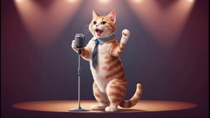Out-of-tune Sad Kitten becomes a Superstar Cat #cat #catslover