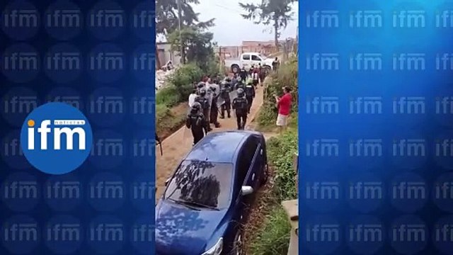 Familias de El Faro desalojadas con violencia por el Esmad