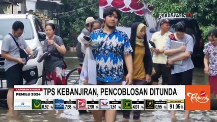 Akibat Banjir, Pemungutasn Suara di 6 TPS di Komplek Hibrida Kelapa Gading Ditunda
