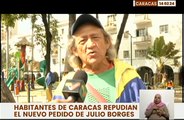 Caracas | Ciudadanos rechazan el nuevo pedido de medidas coercitivas por parte de Julio Borges