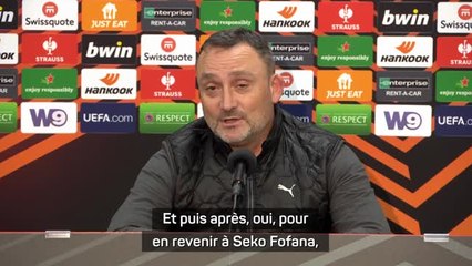 Lens - Haise et Samba félicitent Seko Fofana pour la CAN
