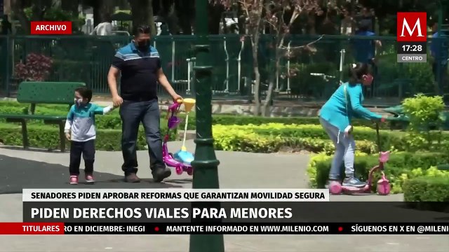 Senadoras instan a aprobar reformas para la movilidad segura de menores