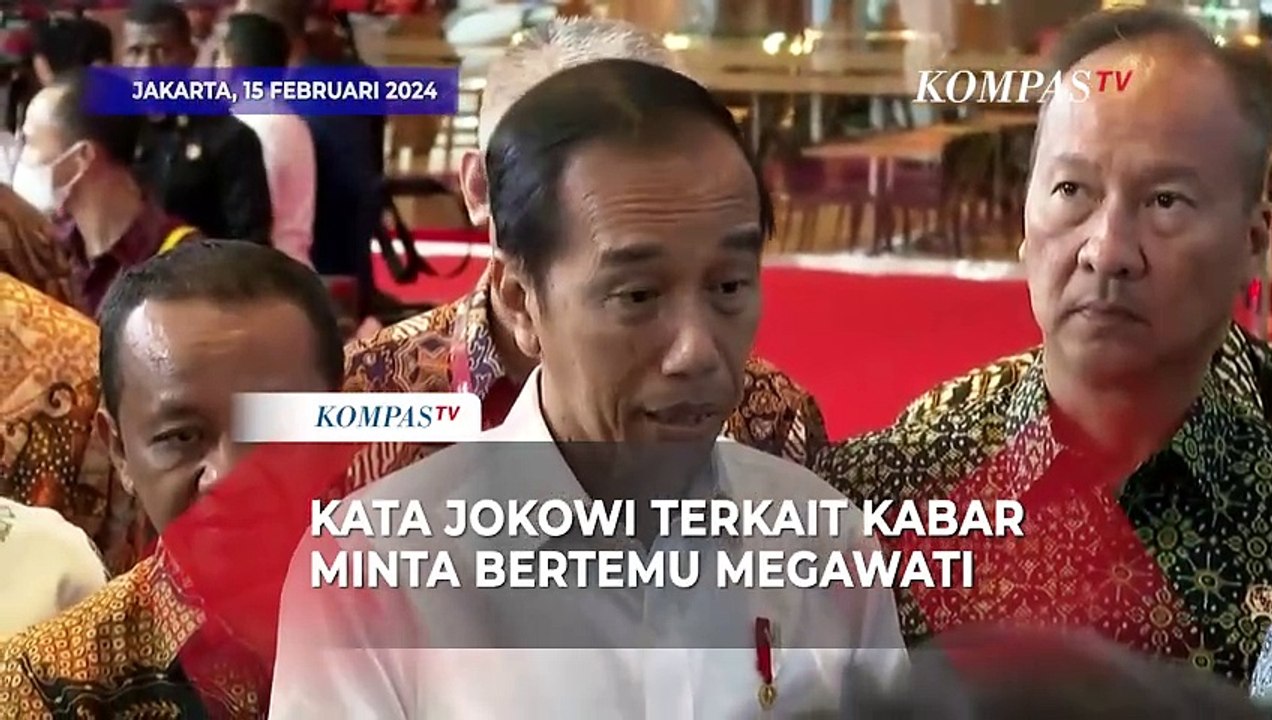 Presiden Jokowi Buka Suara Terkait Kabar Dirinya Minta Bertemu dengan Megawati