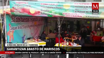 La Secretaría de Agricultura y Desarrollo Rural garantizó abastos de mariscos para la Cuaresma