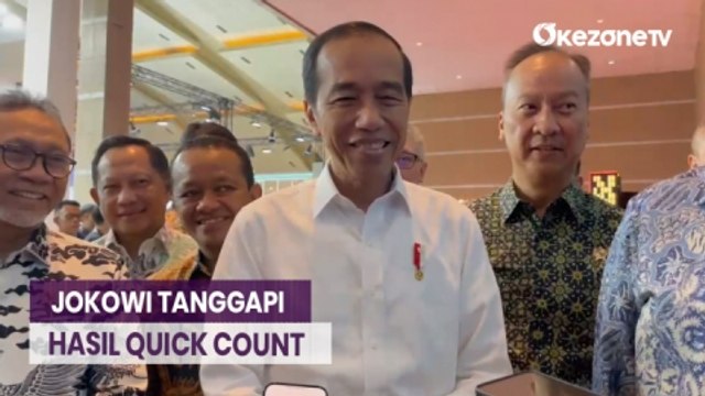 Tanggapi Hasil Quick Count Pilpres 2024, Ini Kata Presiden Jokowi