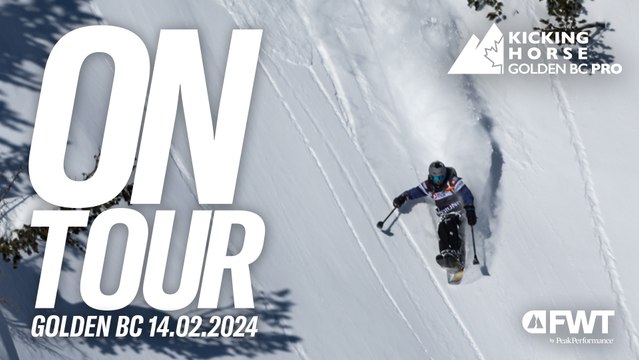 Sitskier Jay Rawe Foreruns Freeride World Tour Competition I On Tour Episode 3