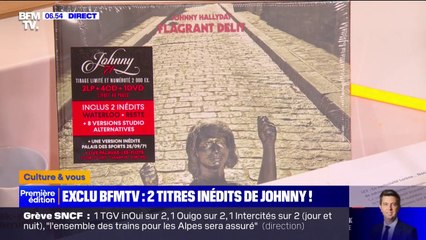 BFMTV vous révèle deux titres inédits de Johnny Hallyday