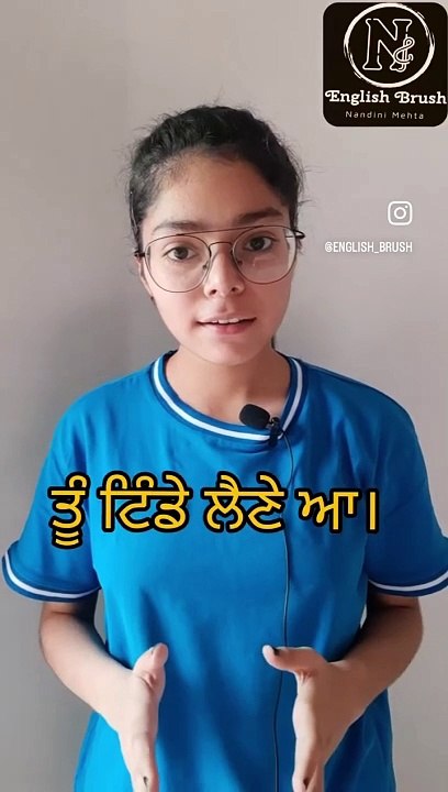 ਤੂੰ ਟਿੰਡੇ ਲੈਣੇ ਆ ।