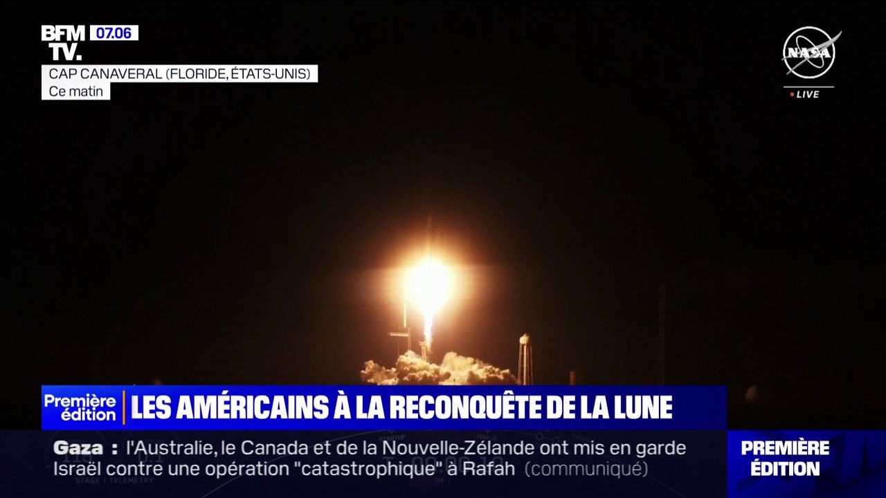 Décollage réussi pour une nouvelle mission spatiale américaine vers la Lune