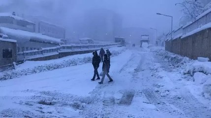 Yüksekova'da 176 yerleşim yeri ulaşıma kapandı