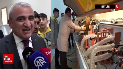 Bitlis’teki meslek lisesi öğrencilerinden milyonluk üretim