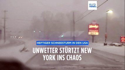 Heftiger Schneesturm stürzt den Nordosten der USA ins Chaos