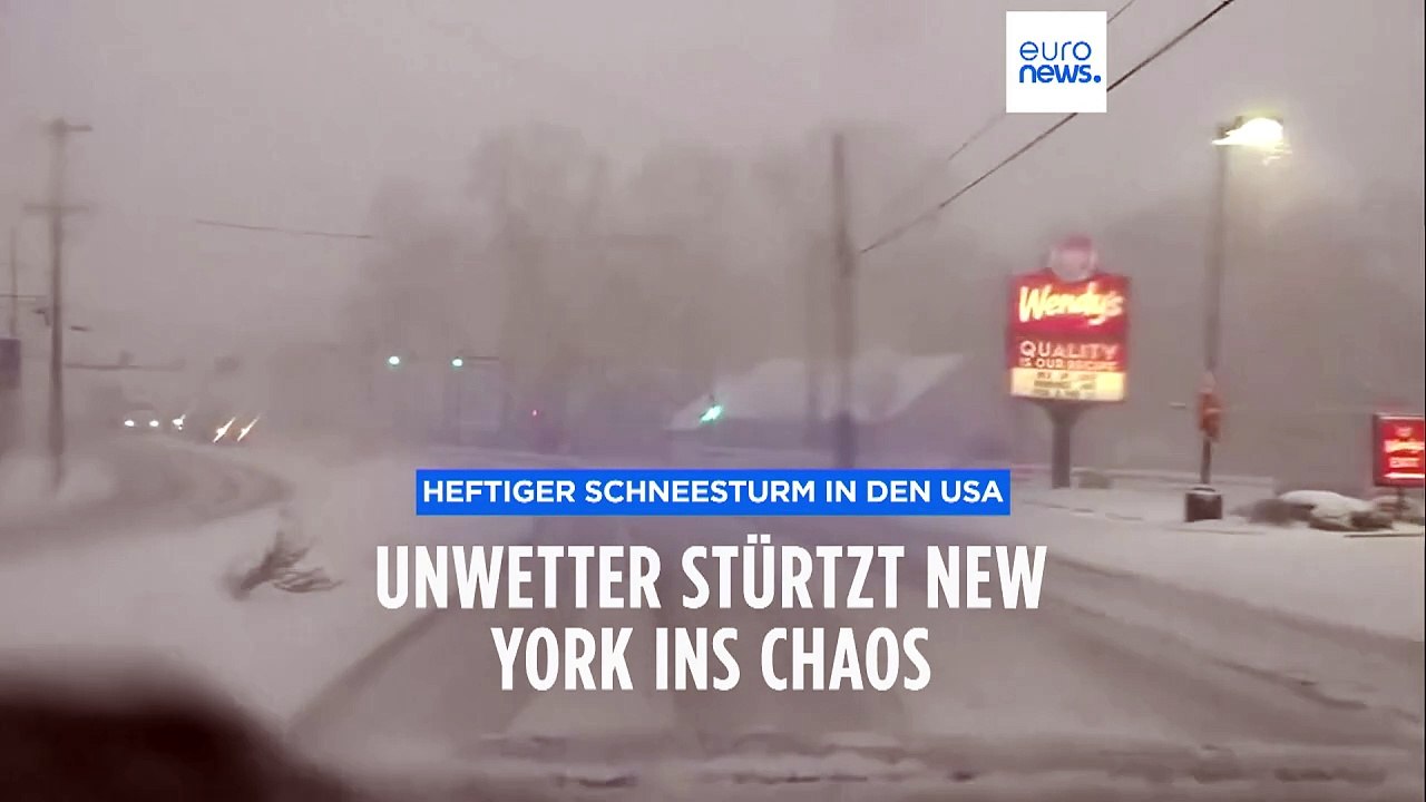 Heftiger Schneesturm stürzt den Nordosten der USA ins Chaos
