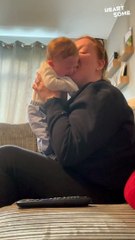 Baby's First Laughter with Down Syndrome Warms Hearts | Heartsome 