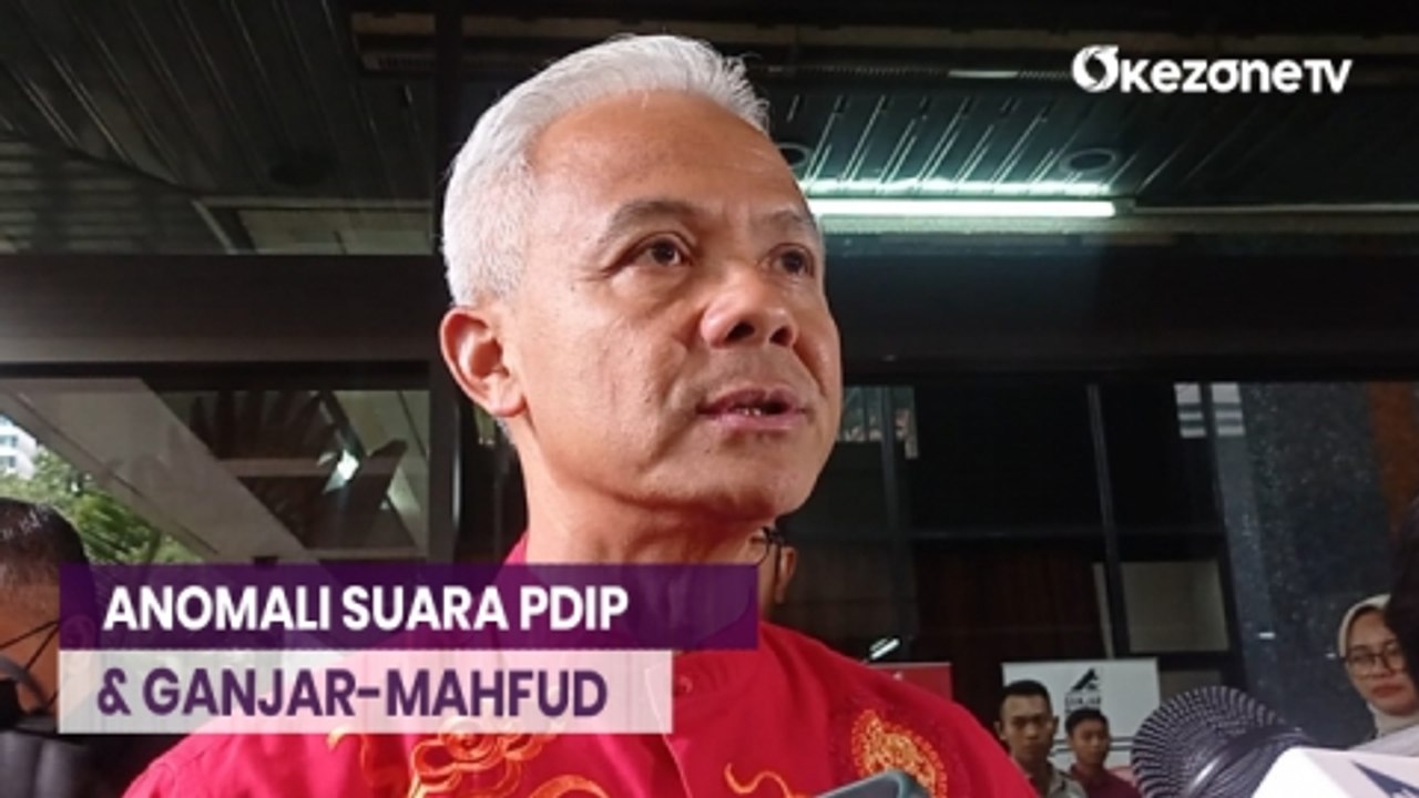 Ganjar Pranowo Bicara Anomali Suara PDIP & Ganjar-Mahfud di Pemilu 2024