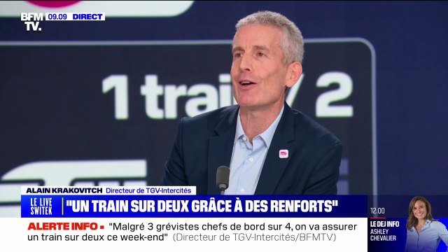 Alain Krakovitch (directeur de TGV-Intercités): La priorité, c'est de s'occuper de nos clients et de présenter nos excuses
